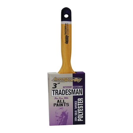 Arroworthy ArroWorthy Tradesman 3 in. Flat Paint Brush 6032 3